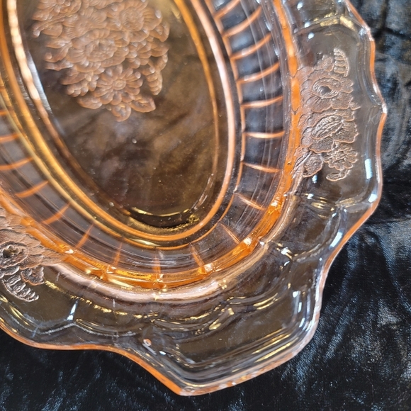 0778. Anchor Hocking ~ Pink Mayfair ~ Open Rose ~ Depression Glass ~ RARE - Picture 6 of 13